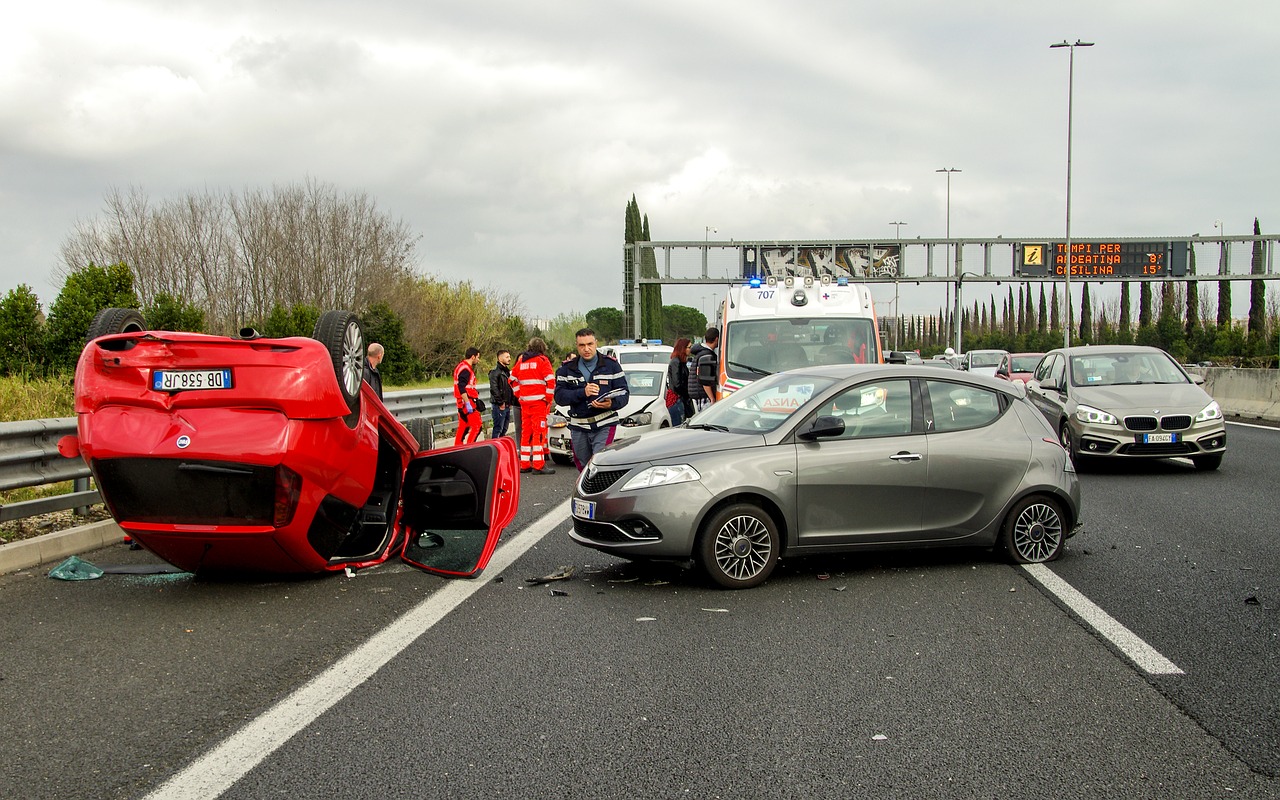 Accident Recovery Required For This Highway Rollover Collision